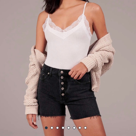 Abercrombie & Fitch black shorts - Picture 2 of 2